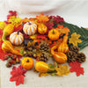 166pcs Artificial Autumn Mini Pumpkin Pinecones Leaves Acorns Berries Decoration Kit For Halloween Thanksgiving Halloween Party