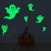 1Set Glowing In The Dark Eyes Wall Glass Sticker Halloween Decoration Decals Luminous Home Ornaments Green Stickers