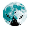1Set Glowing In The Dark Eyes Wall Glass Sticker Halloween Decoration Decals Luminous Home Ornaments Green Stickers