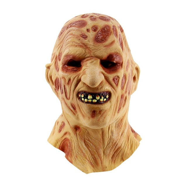 2019 Halloween Mask Scary Clown Latex Full Face Mask Big Mouth Red Hair Nose Cosplay Horror masquerade mask Ghost Party