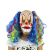 2019 Halloween Mask Scary Clown Latex Full Face Mask Big Mouth Red Hair Nose Cosplay Horror masquerade mask Ghost Party