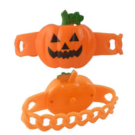 2019 New Party Accessories Light Emitting Bracelet Halloween Decoration Chic Cute Pumpkin Bracelet Hot