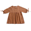 2019 Summer Kids Girls Casual Dress Costume Baby Solid Print Short Sleeve Cotton Sundress