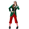 2019 Women Costumes Green Christmas Elves Christmas Costumes For Women 6 Pieces Set Pannts +top