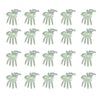 20pcs Halloween Mini Plastic Black Luminous Spider Joking Birthday Toys  DIY Decoration