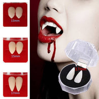 2Pcs Halloween Cosplay Dentures Zombie Vampire Teeth Ghost Devil Fangs Props Costume Party Horrific Fun Clown Tooth