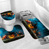 3pcs Halloween festival Non-Slip Bath Mat Bathroom Kitchen Carpet Doormats Decor Wc Mat Toilet Accessories Toilettes Accessoires