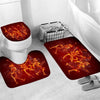 3pcs Halloween festival Non-Slip Bath Mat Bathroom Kitchen Carpet Doormats Decor Wc Mat Toilet Accessories Toilettes Accessoires