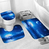 3pcs Halloween festival Non-Slip Bath Mat Bathroom Kitchen Carpet Doormats Decor Wc Mat Toilet Accessories Toilettes Accessoires
