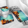 3pcs Halloween festival Non-Slip Bath Mat Bathroom Kitchen Carpet Doormats Decor Wc Mat Toilet Accessories Toilettes Accessoires