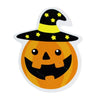 50PCS Halloween Pumpkin Ghost Lollipop Paper Card Halloween Cake Pop Holder Card Sugar Candy Chocolate Decoration