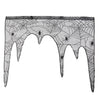 60*20inch 1 Pcs Halloween Decoration Lovely Lace Spiderweb Fireplace Mantle Scarf Cover Curtains Shades Festive Party Supplies