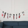 8/12pcs Simulation Bloody Knife Bloody Hands and Feet Prank Props Halloween Hanging Decor Halloween Party Decorations Supplies