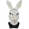 Animal Head Mask Realistic Rabbit Mask Cute Hare Halloween Fancy Dress Costume Airsoft Masquerade Mask Playboy Bunny