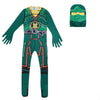 Boys Halloween Clothes Ninja Costume Mask suit Cartoon Print Jumpsuit Cosplay Costume For Boys 3-8Y 62903