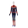 Carol Danvers Captain Marvel Cosplay Costume Women Halloween Party Bodysuit Spandex Lycra Nylon Zentai Drop Shipping