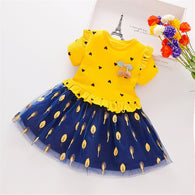 Children Clothing 1-8Y Baby Girls Dress Summer Children Print Dress Princess Costume Toddler Party Kids Dresses for Girls