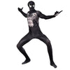 Comic Venom Cosplay Costume with Lense Men Party Bodysuit Spandex Zentai Sui