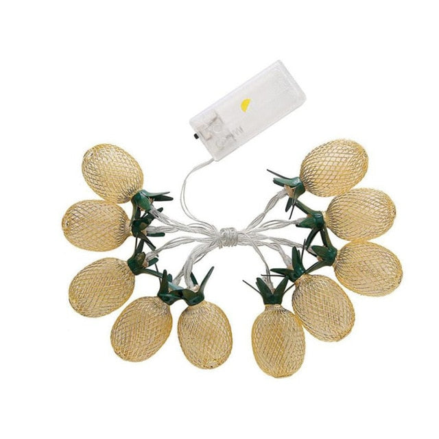 Creative Decoration Lights For Wedding Garden Party 1PC 1.5M 10LED Pineapple Lights Party Wedding Christmas Decor Lights 35