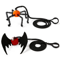 Creative Spider Design Pet Cat Toys Bat Halloween Flying Finger Pet Toys Cats Toys Pet Playing Accessories Halloween Tools