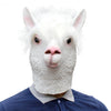 Creepy Horse unicorn Alpaca Pigeon Rubber Animal Mask latex party Panda Animal Mask kids Party Halloween Masquerade Mask funny