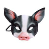 Creepy Pig Tiger Animal Plush Mask Party Panda Wolf Bear Shape Mask kids Festive Halloween Masquerade Dress Up Decoration