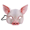 Creepy Pig Tiger Animal Plush Mask Party Panda Wolf Bear Shape Mask kids Festive Halloween Masquerade Dress Up Decoration