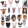 Creepy Pig Tiger Animal Plush Mask Party Panda Wolf Bear Shape Mask kids Festive Halloween Masquerade Dress Up Decoration