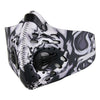 Cycling Face Mask Activated Carbon Non-woven Cloth Breathable Dust-proof Adjustable Outdoor Halloween Costumes Accessories