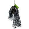 DIY Artificial Foam Skull Bride Clothes Halloween Decor Bone Head Hanging Home Decorations Festival Halloween Party Supplies