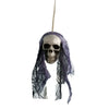 DIY Artificial Foam Skull Bride Clothes Halloween Decor Bone Head Hanging Home Decorations Festival Halloween Party Supplies