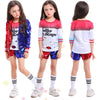 Echoine suicide squad Deluxe Harley Quinn Cosplay halloween costumes for women Costume For Adult Child Carnival Party Suit