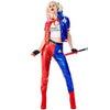 Echoine suicide squad Deluxe Harley Quinn Cosplay halloween costumes for women Costume For Adult Child Carnival Party Suit