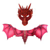 Fantasy Halloween Dinosaur Costume Cosplay Animal Mask Dinosaur Wings Wings Accessories Crazy Halloween Party Dress Up #10