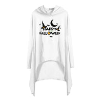 Fashion Halloween Women'S Dress Hooded Letter Print Sexy Dress For Women O Neck Irregula Ladies Tshirt Dresses Robe Femme#H20