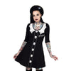 Fashion Women Halloween Dress Skull Printing Patchwork O-Neck Long Sleeve Dress 2019 Autumn winter new sexy Dress O neck dress