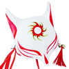 Fox Mask Hand-painted Japanese Mask Half Face PVC Fox Mask Masquerade Festival Ball Kabuki Kitsune Masks Cosplay Costume