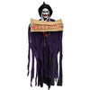 Ghost Welcome Sign Escape Horror Props Haunted House Decor Halloween Prop Electric Voice Hanging Skull Skeleton