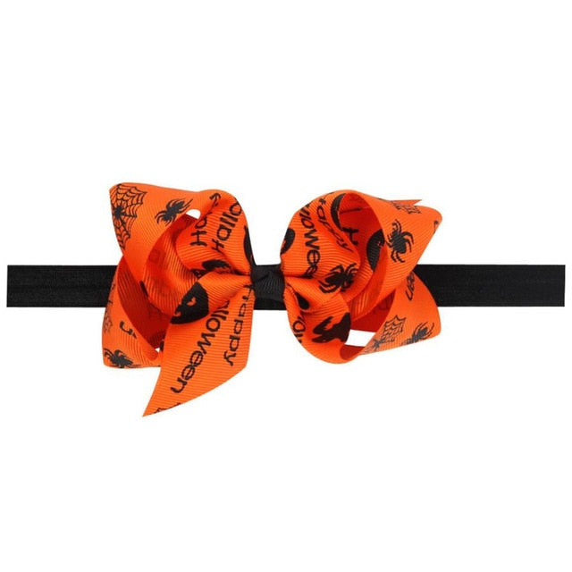 Girl Halloween Headdress Elastic Hair Band Hair Accessories Girls Bowknot Hairpin Headdress Decorative Girl Headband