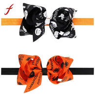 Girl Halloween Headdress Elastic Hair Band Hair Accessories Girls Bowknot Hairpin Headdress Decorative Girl Headband