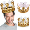 Gold Party Kids Children Crown PVC Balloon Birthday Hat Inflatable Hat 15x21cm Exquisite Party Decor Inflatable Hat #52520