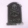 HOMYY Animated Halloween Foam RIP Graveyard Tombstone Halloween Decorations Skeleton Face