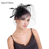 Hair Accessories Headband Europe & America Style Net Yarn Fascinators lady Hat With Hair Clip Bridal wedding