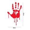 Halloween Blood Handprint Blood Footprint Sticker Horror Halloween Decoration Wall Sticker Festival Party Favors Supplies
