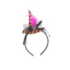 Halloween Children Feather Witch Hat Hairband Headpiece Children Halloween Party Costume Accessories