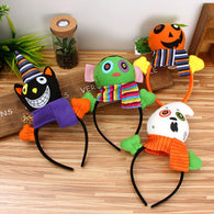 Halloween Children  Headband Funny Pumpkin Fabric Hair Accessory Headwear Hair Hoop
