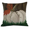 Halloween Home Decoration Accessories For Sofa Car Chair Cartoon Skull Printed Cushion Cover Pumpkin Home Decor Pillow Case