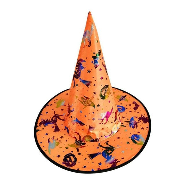 Halloween Home Party Adult Womens Black Witch Hat For Costume Halloween Party Accessory Hat Props