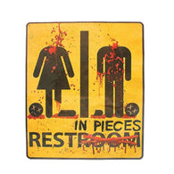 Halloween Horror Bloody Restroom Bathroom Door Sign Decoration Festive Party Supplies