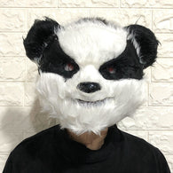 Halloween Horror Mask Prank Evil Bloody Rabbit Mask Plush Animal Bunny Scary Mask Plush Toy Horror Killer for Party Costume